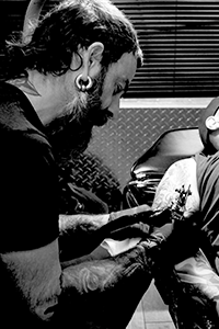 Justin Acca, Tattoo Artist,
Melbourne